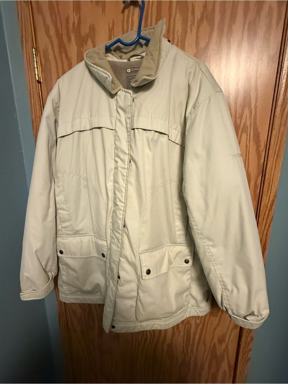 Pacific Trail Light Tan Men's Puffer Jacket